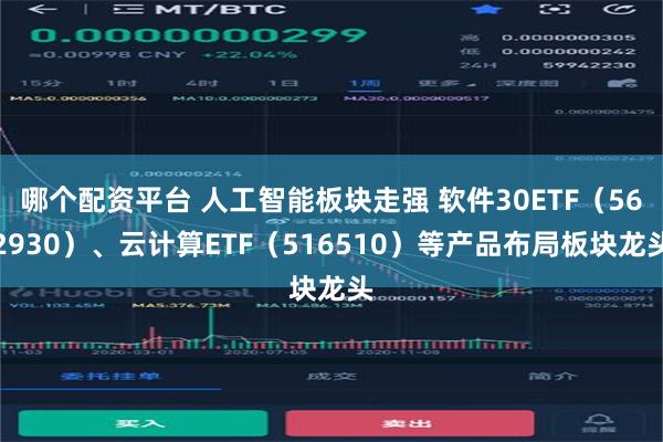 哪个配资平台 人工智能板块走强 软件30ETF（562930）、云计算ETF（516510）等产品布局板块龙头