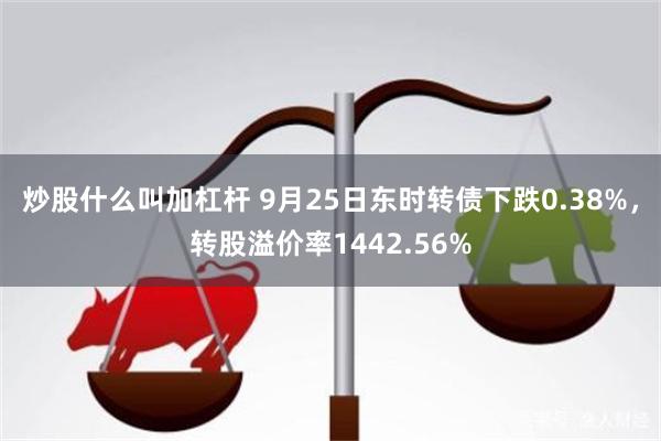 炒股什么叫加杠杆 9月25日东时转债下跌0.38%，转股溢价率1442.56%