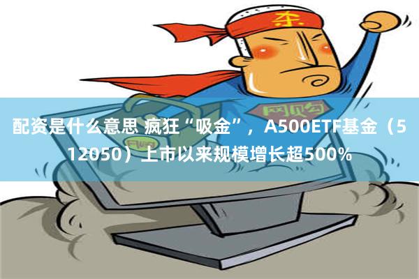 配资是什么意思 疯狂“吸金”，A500ETF基金（512050）上市以来规模增长超500%