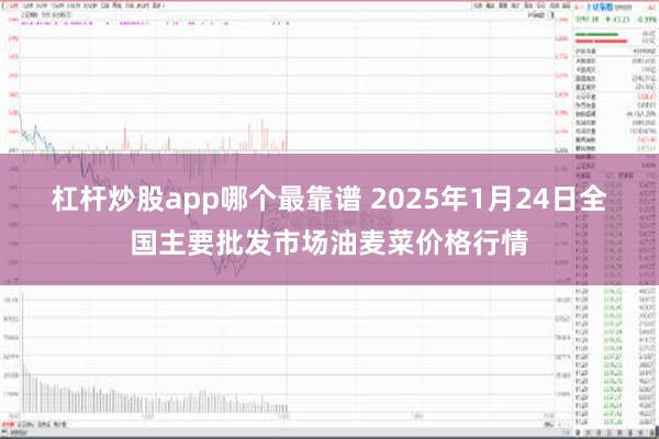 杠杆炒股app哪个最靠谱 2025年1月24日全国主要批发市场油麦菜价格行情