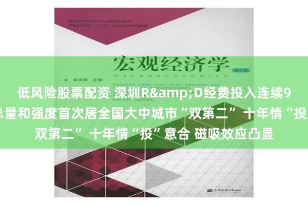 低风险股票配资 深圳R&D经费投入连续9年实现两位数增长 总量和强度首次居全国大中城市“双第二” 十年情“投”意合 磁吸效应凸显